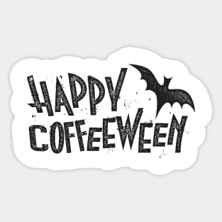 coffee halloween lovers Sticker